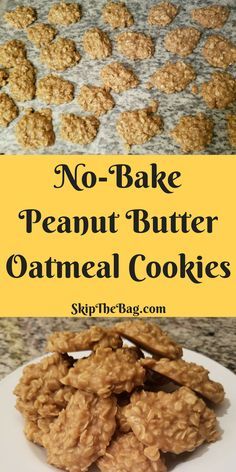 Cookies No Bake, Easy No Bake Cookies, Butter Oatmeal Cookies, Grandma Cooking, No Bake Peanut Butter, Peanut Butter No Bake, Peanut Butter Oatmeal Cookies, Eat Cookies, Healthy Food Facts