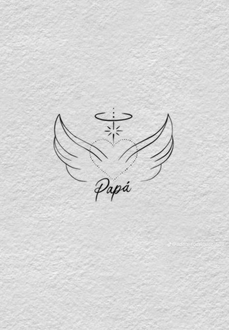 Tribute Tattoos In Memory Of Grandpa, Memorial Tattoo Designs For Dad, Tattoo For Past Loved Ones, Dad In Heaven Tattoo, Papa Tattoo In Memory Of, Tattoo For Grandpa Passing, Tattoo For Dad Passing, Tattoo Ideas For Dad Who Passed, Grandad Tattoo