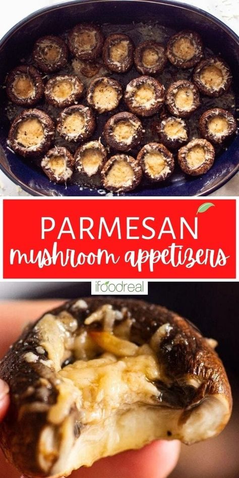 Baby Bella Mushroom Recipes, Baked Stuffed Mushrooms, Vegetable Entrees, Best Mushroom Recipe, Baby Bella Mushrooms, Delicious Crockpot Recipes, Mushroom Appetizers, Baked Mushrooms, Healthy Appetizer