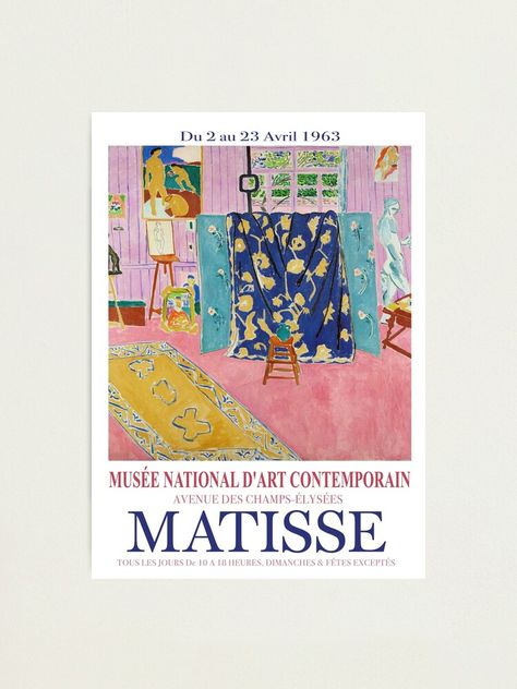 Pink Studio, Room Drawing, Beautiful Abstract Painting, Art Matisse, Exhibition Art, Prints On Canvas, Matisse Prints, Matisse Art, Henri Matisse