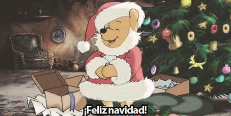 Feliz Navidad GIF - WinnieThePooh FelizNavidad Christmas - Discover & Share GIFs Animated Christmas, Santa Clause, Winnie The Pooh, Santa Claus, Gif, Christmas Tree, Christmas