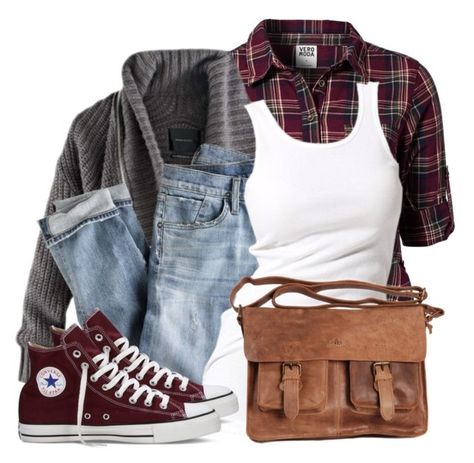 Converse Burgundy by wishlist123 on Polyvore featuring Vero Moda, Soaked in Luxury, J.Crew, Maison Scotch, Converse and Rowallan Converse Rouge, Burgundy Converse, Euphoria Party, Converse Style Women, Converse Outfit, Street Style Photos, Outfits With Converse, The Genius, Best Street Style