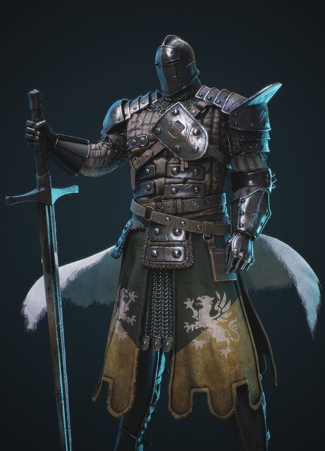 ArtStation - The Warden, For Honor, Alessio Santino Warden For Honor Art, Blackstone Legion, Warden For Honor, For Honor Warden, For Honor Armor, For Honor Characters, Female Orc, Fallen Kingdom, Crusader Knight