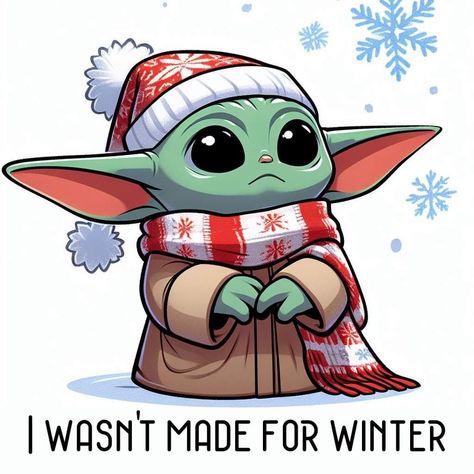 Yoda Artwork, Star Wars Christmas Decorations, Ashoka Star Wars, Cute Yoda, Yoda Drawing, Easy Christmas Drawings, Star Wars Cartoon, Christmas Window Painting, Yoda Wallpaper