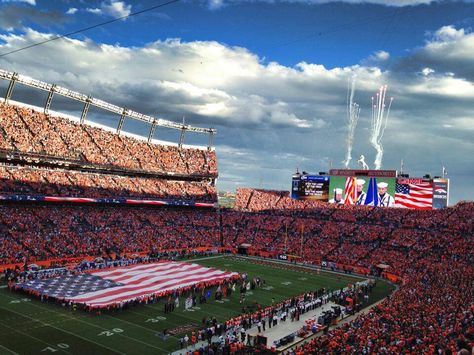 Denver Broncos Denver Broncos Stadium, Broncos Stadium, Denver Broncos Baby, Denver Bronco, Colorado Girl, Nfl Stadiums, Go Broncos, Denver Broncos Football, Football Photography