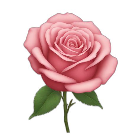 Rose | AI Emoji Generator Emoji Flower, Rose Emoji, Emoji Pink, Flower Emoji, Ios Emojis, Pink Emoji, Apple Emojis, Images Emoji, Emoji Stickers Iphone