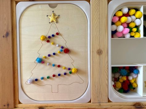 Skeleton Activities, Ikea Flisat Table, Flisat Table, Ikea Flisat, Christmas Teaching, Special Education Activities, Education Activities, Sensory Table, Wood Ideas