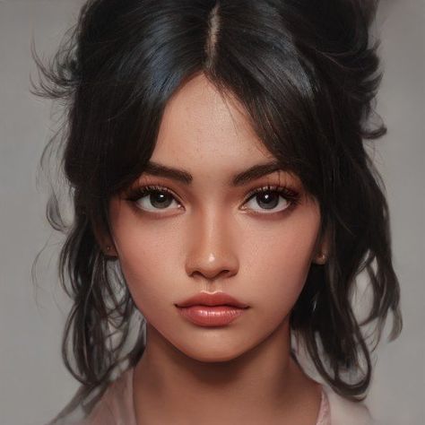 Artbreeder Portraits, Character Inspiration Girl, Female Character Inspiration, Digital Portrait Art, Face Reference, Face Characters, Face Photography, Model Face, Girls Characters