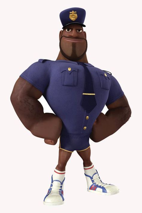 Muscular Black Man, Cloudy Meatballs, Meatballs Movie, Flint Lockwood, Male Cartoon Characters, Райан Гослинг, Black Characters, Funny Character, Black Cartoon