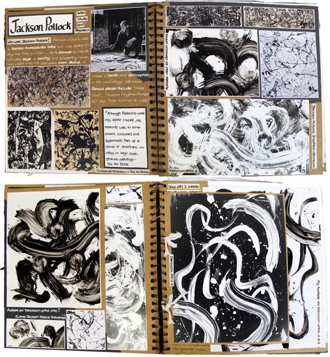 Art Study Sketchbook, Square Sketchbook Ideas, A Level Art Sketchbook Title Page, Artist Study Gcse Sketchbook Ideas, Art Portfolio University, Artist Block Inspiration, Artist Study Page, Artist Study, Title Page Sketchbook