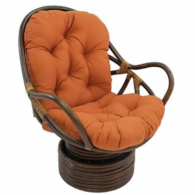 Buy Outdoor Cushions & Pillows Online at Overstock | Our Best Patio Furniture Deals Colorful Adirondack Chairs, Indoor Chair Cushions, Swivel Rocker Chair, Swivel Rocking Chair, Lounge Chair Cushions, Rocker Chairs, Indoor Chairs, Chair Pillow, Tufted Cushion