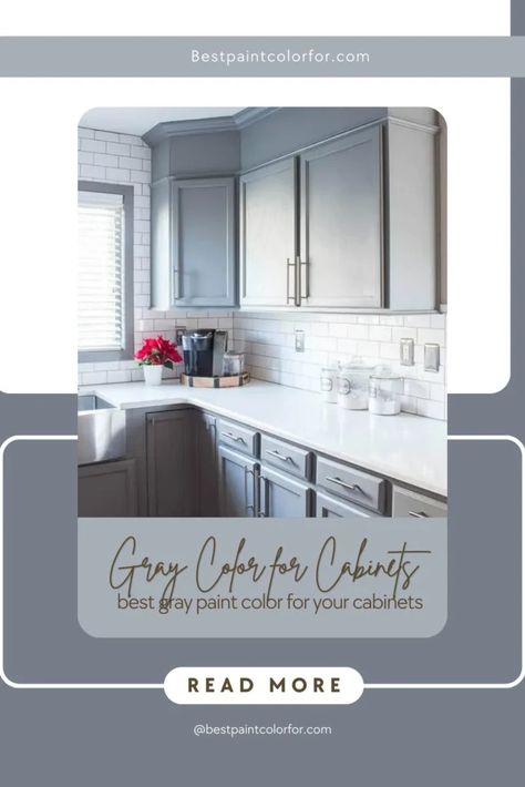 Best Gray Paint Colors for Cabinets - Best Paint Color For Bathroom Cabinet Paint Colors, Grey Bathroom Paint, Kitchen Cabinets Home Depot, Perfect Grey Paint Color, Paint Color Guide, Bathroom Wall Colors, Best Blue Paint Colors, Best Gray Paint, Best Gray Paint Color