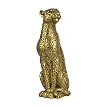 Sitting Cheetah, Cheetah Statue, Leopard Statue, Leopard Sculpture, Leopard Decor, Jungle Decorations, Desktop Table, Statue Home Decor, Decoration For Home