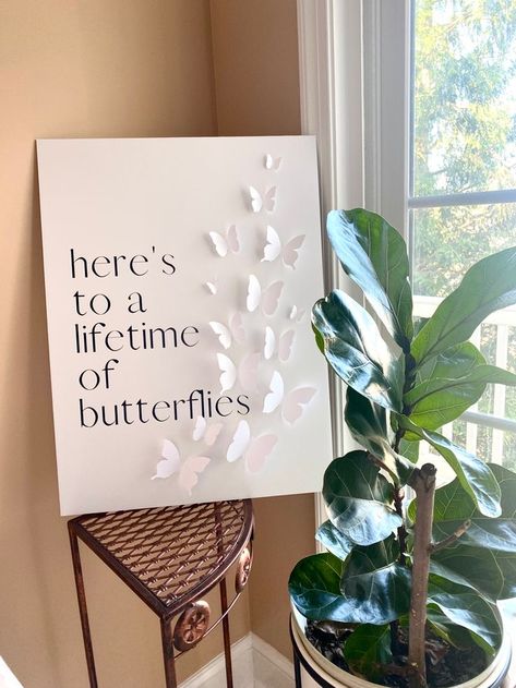 Butterfly Release At Wedding, Butterfly Guest Book Ideas, Butterfly Brunch, Black Theme Wedding, A Lifetime Of Butterflies, He Gives Me Butterflies, Lifetime Of Butterflies, Bridgerton Party, Bridal Shower Inspo