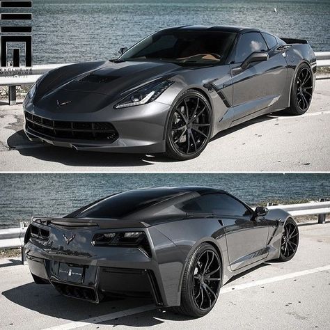 Corvette C7 Black, 2017 Corvette Stingray, Corvette Stingray Black, Corvette 2015, Corvette Stingray C7, Chevrolet Stingray, Stingray Car, C7 Corvette Stingray, Chevy Corvette Z06