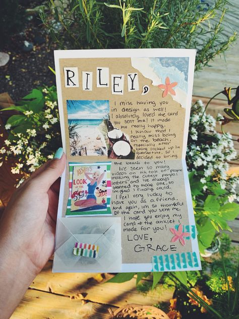 Cute Aesthetic Letters, Pen Friend Letter, Letter Inspo For Best Friend, Cute Letter Ideas For Friends, Pen Pal Quotes, Cute Letter Aesthetic, Beach Presents Ideas, Penpal Introduction Letter, Aesthetic Letters For Friends