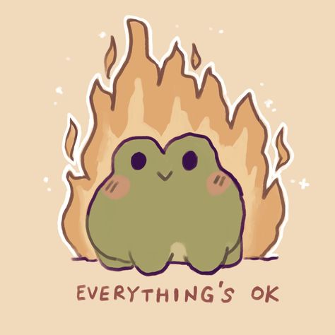 Lately been feeling this type of way 🫠 But there’s nothing that silly frogge humour can’t fix hehe. Making cute art has kinda been my therapy and I love it so much!! (Thank you for your support. Every interaction is SO appreciated!! Much love, B✨🤍) #amazingartistclub #smallartist #digitalart #frog #frogmemes #frogsofinstagram #frogstyle #frogstagram #stickershop #stickerart #procreate #meme #cuteart #cuteartistclub #cuteartstyle Thank You Cute, Cute Frogs Art, Cute Frog Pfp, Friday Frog, Frog Art Cute, Cute Frog Art, Cute Cartoon Stickers, Silly Art, Frog Drawing