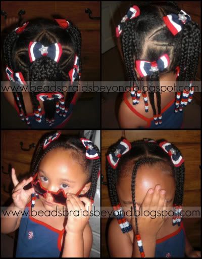 Genial 4th Of July Hairstyles For Kids Black, Fourth Of July Kids Hairstyles, 4th Of July Hairstyles Star, 4th Of July Girls Hair, 4th Of July Hair Glitter, African American Girl Hairstyles, Girl 4th Of July Hair, Braids For Black Kids, Girls Hairdos