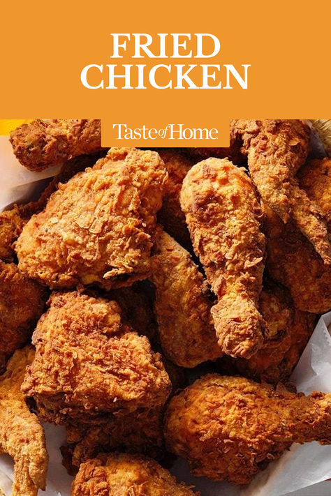 This crispy fried chicken recipe uses a batter instead of a flour coating. That helps the flour adhere to the chicken so it won’t fall off after cooking! #crispyfriedchicken #friedfoods #friedchicken #dinnerrecipes #dinner Chicken Batter Recipe Flour, Wing Batter Recipe, Fried Chicken On A Stick Recipe, Fried Chicken Batter Recipe, Fried Chicken Thigh Recipes, Crispy Fried Chicken Recipe, Fried Chicken Coating, Best Fried Chicken Recipe, Fried Chicken Batter