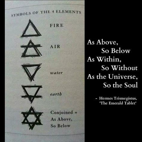 "As above, so below, as within, so without, as the universe, so the soul" - Hermes Trismegistus, The Emerald Tablet Triangle Meaning, As Above So Below, Witch Spirituality, Magic Spell Book, Magick Book, Witchcraft Spell Books, Witch Spell Book, Energy Healing Spirituality, Everything Is Connected