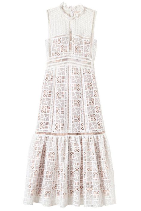 Rebecca Taylor Sleeveless Crochet Lace Dress, $875; revolveclothing.com Trendy Spring Dresses, Casual Wedding Dresses, Rebecca Taylor Dress, Crochet Lace Dress, Casual Wedding Dress, Taylor Dress, Girls Style, Casual Wedding, Rebecca Taylor