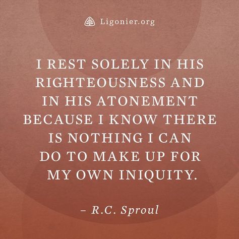 Calvinism Theology, What Is The Gospel, Reformed Theology Quotes, Ligonier Ministries, R C Sproul, Pray Continually, Reformed Theology, Word Of Faith, Life Help