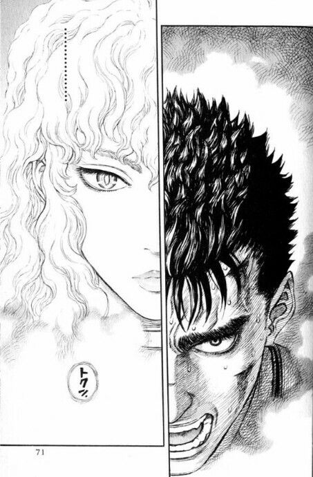 Guts And Griffith, Griffith Berserk, Demon Dog, Berserk Manga, Kentaro Miura, 다크 판타지, Manga Artist, Arte Sketchbook, Manga Pages