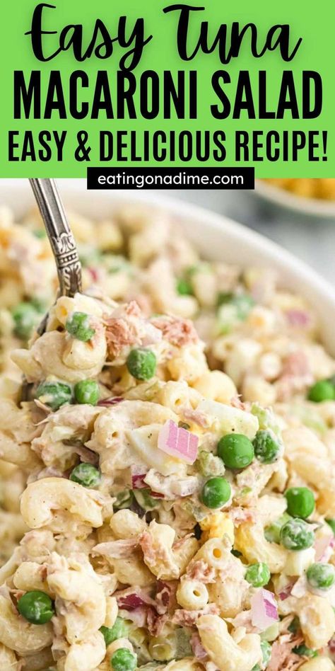 Tuna Macaroni Salad, What Is Healthy Food, Best Macaroni Salad, Easy Macaroni, Tuna Salad Pasta, Food Advice, Macaroni Salad Recipe, Tuna Salad Recipe, Lost 100 Pounds