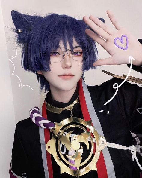 Scaramouche Cosplay, Body Shape Drawing, Wanderer Art, Anime Body Drawing, Male Cosplay, Reference Pictures, Body Drawing, Cosplay Makeup, Stray Dogs Anime