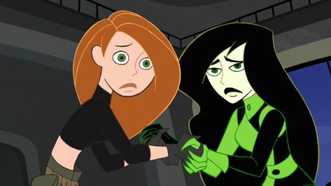 Kim X Shego, Kim Possible Characters, Kim Possible, Matching Wallpaper, Vintage Cartoon, Disney And Dreamworks, Disney Cartoons, Dreamworks, Super Powers