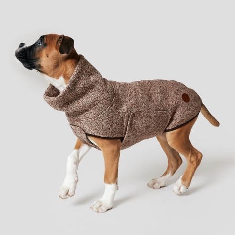 Outfit of the week 🔥  This turtleneck has got it all, it’s super easy to put on, covers the belly against cold winter chills, is machine washable and available in 12 sizes for small to very large doggos. Boom Dog Coat Pattern, Large Dog Clothes, Pet Coats, Dog Jersey, Dog Clothes Diy, Dog Jumpers, Dog Clothes Patterns, Dog Coat, Dog Gear