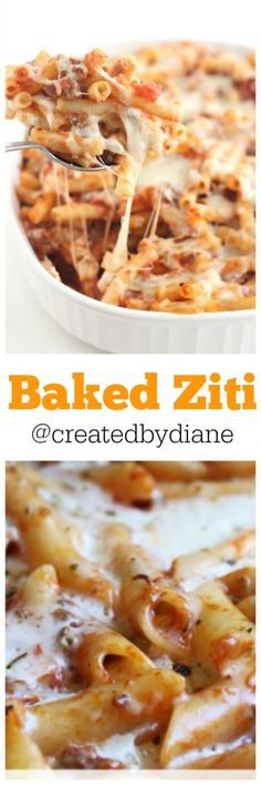 Meals For 10 People, Beef Baked Ziti, Penne Recipes, Ziti Recipe, Pasta Penne, Ziti Recipes, Baked Ziti Recipe, Tandoori Masala, Baked Ziti