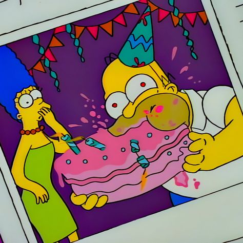 Simpsons Funny, Simpsons Quotes, Simpsons Art, Matt Groening, It S My Birthday, The Simpson, Cartoon Profile Pictures, Homer Simpson, Cartoon Memes