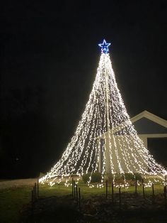 Flag Pole Mega Tree: 7 Steps (with Pictures) Flagpole Christmas Tree, Diy Flag Pole, Diy Flag, Outdoor Christmas Tree, Black Christmas Trees, Christmas Decorations Diy Outdoor, Navidad Diy, Christmas Yard, Halloween Displays