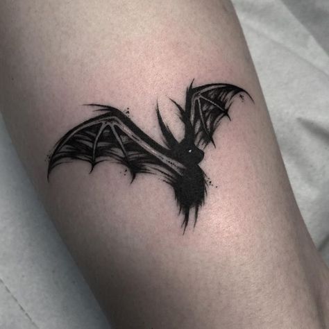 Memento Mori Tattoo, Vampire Tattoo, On Leave, Sharpie Tattoos, Bat Tattoo, Gothic Tattoo, Tattoo Project, Small Tattoos For Guys, Line Work Tattoo