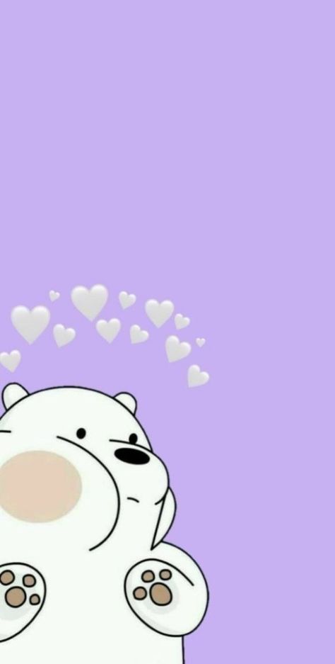 Cute Wallpapers Bear, Wallpaper Cute Cartoon, Wallpaper Fofo, Iphone Wallpaper Cat, We Bare Bears Wallpapers, Pink Wallpaper Girly, Heart Iphone Wallpaper, Cute Panda Wallpaper, Wallpaper Doodle