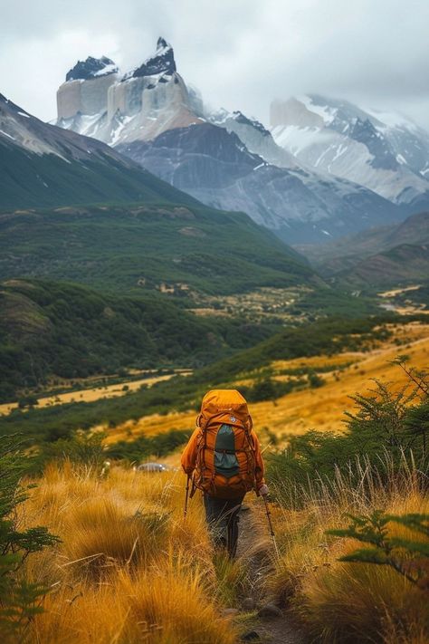 "Embark on a breathtaking backpacking journey through Patagonia! 🎒🏞️ Discover rugged landscapes, stunning mountains, and pristine wilderness in this remote paradise. 🌄🌿 #PatagoniaBackpacking #AdventureTravel #WildernessExploration" Patagonia Lifestyle, Patagonia Photography, Patagonia Pictures, Patagonia Aesthetic, Patagonia Travel Photography, Patagonia Photos, Patagonia Nature, Patagonia Landscape, Patagonia Mountains