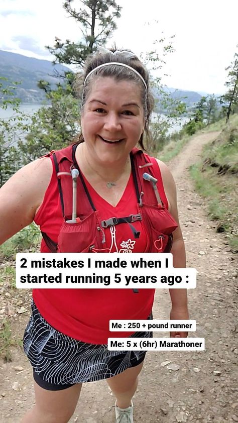 I'm a 250+ pound runner and these are two comment mistakes I made as a beginner runner. #bodypositivity #runhappy #marathontraining #runner #irunthisbody #womensrunningcommunity #marathonrunner #momswhorun #plussizefit #streakingwiththecoolkids #inspiringwomenrunners #runningmakesmehappy #roadrunner #fatgirlrunning Running Mindset, High All The Time, Running Streak, Plus Size Running, Slow Running, Runner Tips, Flight Mode, High Cortisol, Beginner Runner