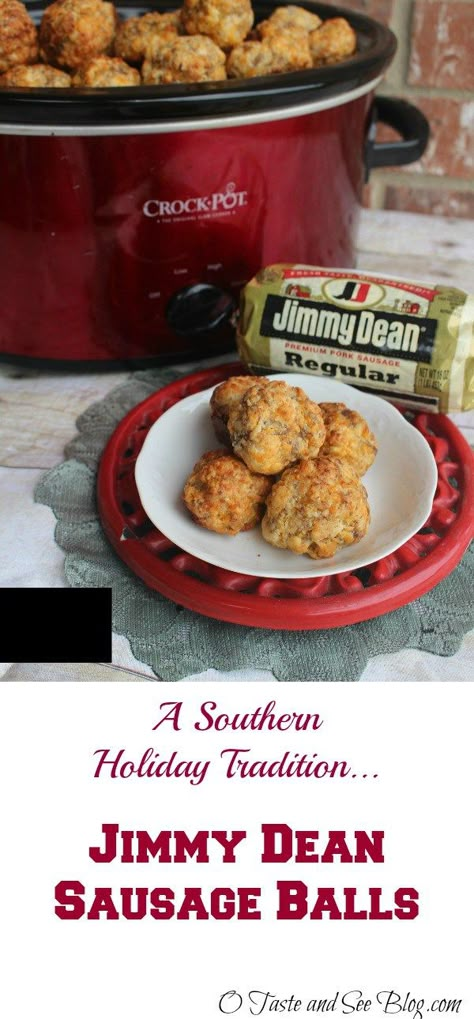 Crockpot Sausage Balls, Dinner Recipes Using Jimmy Dean Sausage, Make Ahead Sausage Balls, Best Sausage Balls, Jimmy Dean Sausage Dip Recipes, Jimmy Dean Sausage Appetizers, Sage Sausage Stuffing Jimmy Dean, Jimmy Dean Sausage Balls, Jimmy Dean Sausage Balls Bisquick