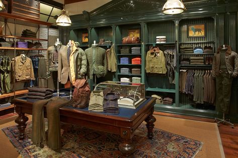 Antique Pool Tables, Tartan Curtains, Ralph Lauren Interiors, Polo Store, Ralph Lauren Store, Wooden Plane, Regent Street, Ralph Lauren Blazer, Lauren London