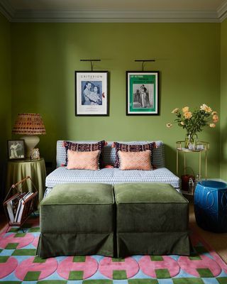 Stephen • Instagram Mad About The House, Dark Paint Colors, Interior Vintage, Casa Vintage, Green Bedroom, Green Walls, Austin Homes, Perfect Bedroom, Town House