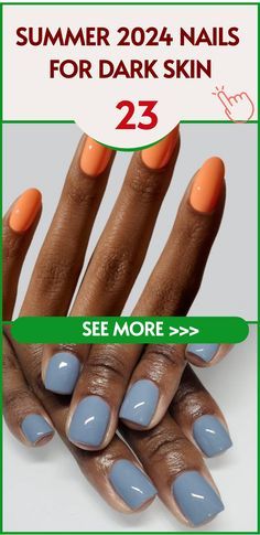 🍂💅 Trendy Fall Nail Colors for Cozy Vibes! Nails 2024 For Dark Skin, Bright Nail Colors For Dark Skin, Summer Nails 2024 Black Women, Brown Nail Polish On Dark Skin, Chocolate Nails On Dark Skin, Rich People Nails, Summer Nail Colors For Dark Skin, Gel Nails Bright Colors, Nail Polish Colors For Dark Skin