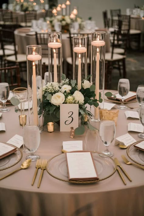 Elegant Wedding Ideas: Inspiring Tips for Your Classy Affair - OMG Hitched! Reception Set Up, Classic Elegant Wedding Decor, Classy Wedding Theme, Wedding Elegant Classy, Neutral Wedding Decor, Dark Wedding Theme, Rustic Wedding Showers, Elegant Wedding Centerpiece, Elegant Theme