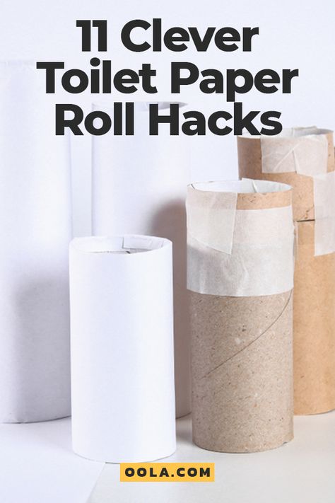 11 Clever Toilet Paper Roll Hacks Wrapping Paper Holder, Toilet Paper Roll Diy, Crafts For Kids Easy, Toilet Roll Craft, Cardboard Rolls, Cardboard Crafts Diy, Plastic Bottle Flowers, Origami For Beginners, Toilet Paper Tube