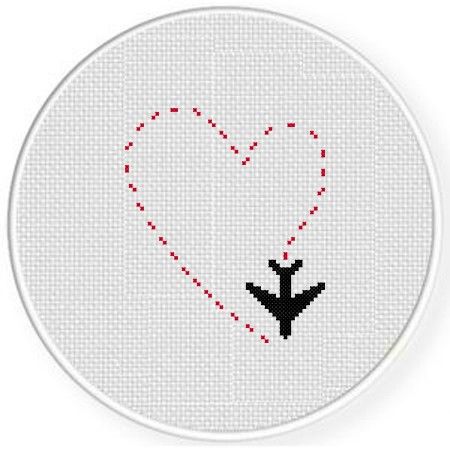 Red Cross Stitch, Wedding Cross Stitch, Stitching Cards, Simple Embroidery Designs, Small Cross Stitch, Diy Embroidery Patterns, Hand Embroidery Kit, Pola Kristik, Simple Embroidery