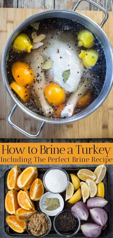 Turkey Brine Before Deep Frying, Smoked Turkey Brine, Best Turkey Brine, Easy Turkey Brine, Brine Turkey, Turkey Brine Recipe, Brine Recipes, Recipe Thanksgiving, Turkey Brine Recipes