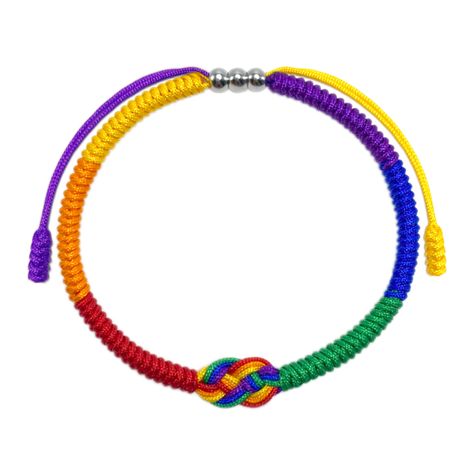 PRICES MAY VARY. GREAT KEEPSAKE: Our handmade LGBT pride bracelet is a piece of jewelry that is carefully crafted using various colors of string to represent the LGBT pride flag. The bracelet can be worn by anyone who identifies as LGBT or as an ally of the LGBT community. UNIQUE ART AND DESIGNS: LAMIBEE, where every piece is carefully crafted by skilled artisans using the finest quality materials. We believe that jewelry should be a reflection of the wearer's unique story, and we are passionate Support Lgbtq, Bracelet For Him, Pride Love, Pride Bracelet, Love Wins, Infinity Love, Wrist Wrap, Wrap Bracelets, Festival Jewelry