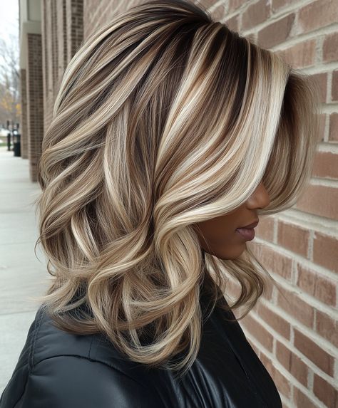 Ash Blonde Highlights Fall Blonde Hair Color, Fall Blonde Hair, Haircuts For Medium Length Hair, Hair Highlights And Lowlights, Ash Blonde Highlights, Cool Blonde Hair, Gorgeous Hair Color, Brown Hair With Blonde Highlights, Ash Blonde Hair