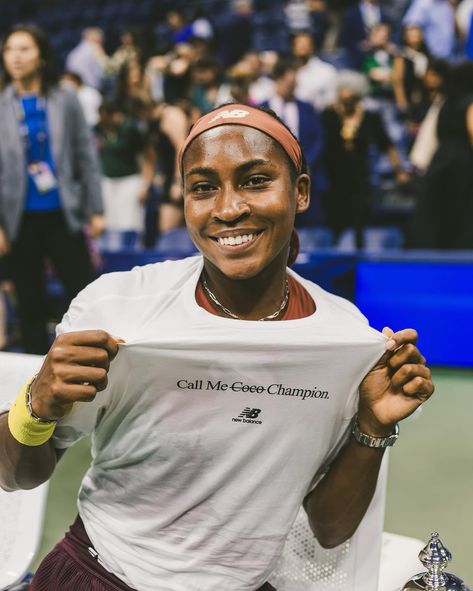 Coco Gauff, Katherine Johnson, Tennis World, Sports Marketing, Billie Jean King, Mens Workout Shirts, Tennis Fashion, Sport Tennis, Womens Tennis