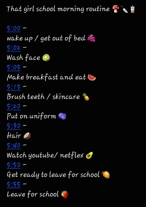 Morning Routine 5am To 6am, 5am School Morning Routine, 5 Am School Morning Routine, School Scedual, School Morning Routine 5:30 Am To 7:00 Am, 5 Am That Girl Morning Routine, School Morning Routine 6:00 Am To 7 Am, School Morning Routine 5 Am, Middle School Morning Routine